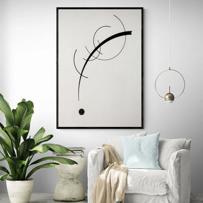Free Curve to the Point by Wassily Kandinsky Art Print Gelato