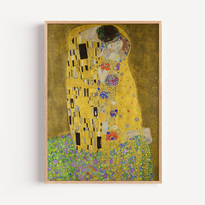 The Kiss Wall Art Print by Gustav Klimt